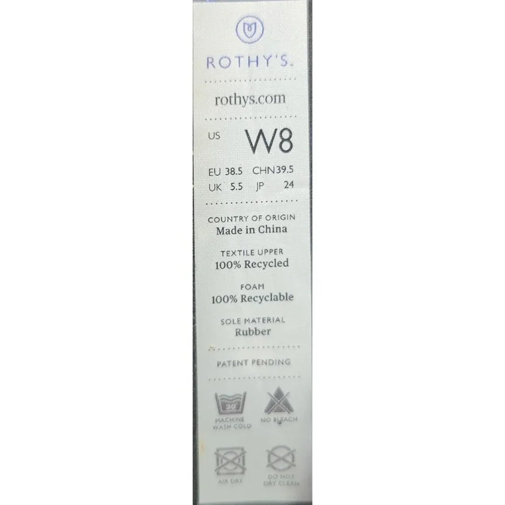 Rothy’s The Flat Cap Toe Black Slip On Round Toe Shoes Women's Size US 8, 9 - Picture 11 of 11